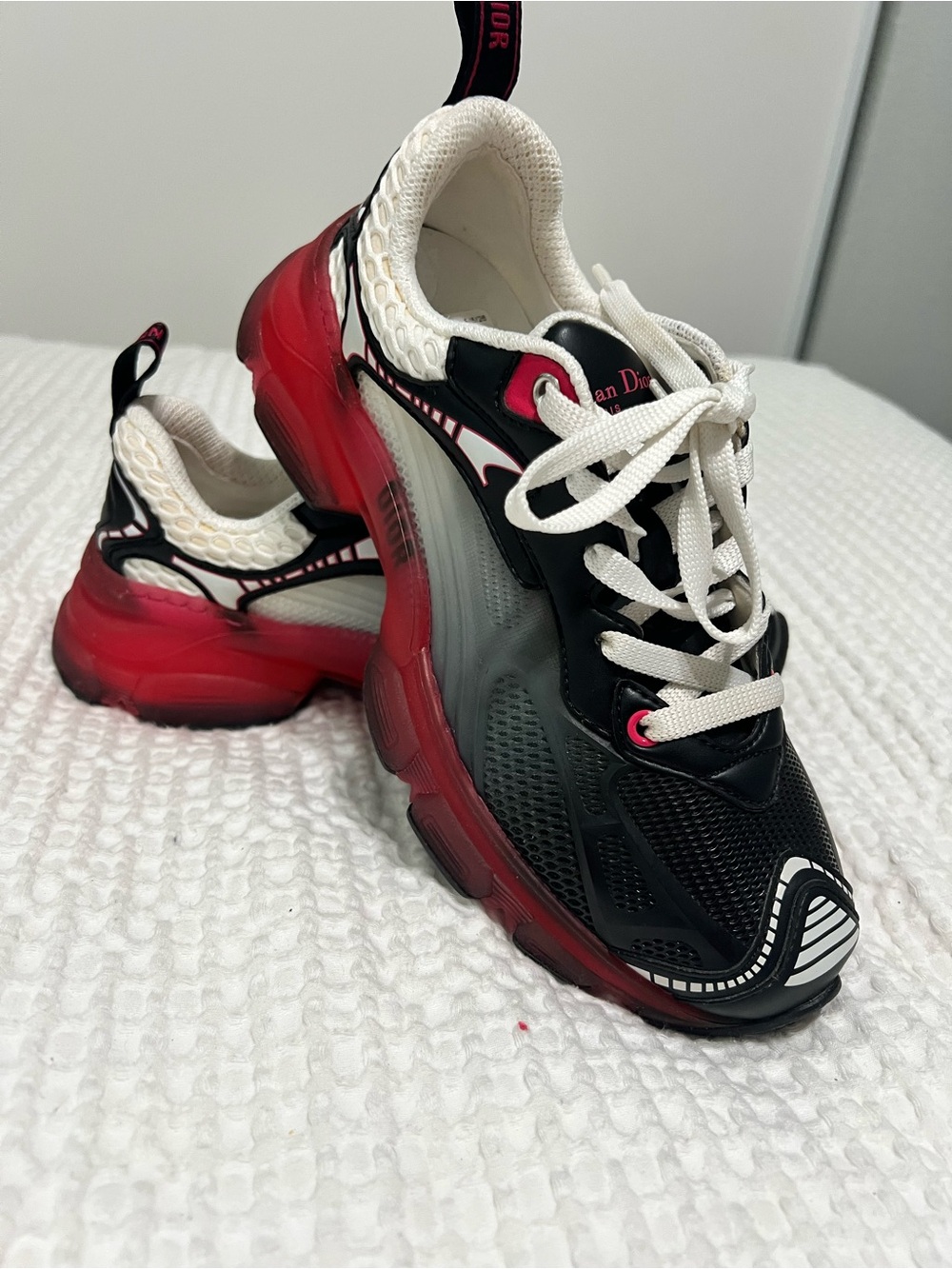 Dior Black, Red & White Women’s Trainer Sneaker